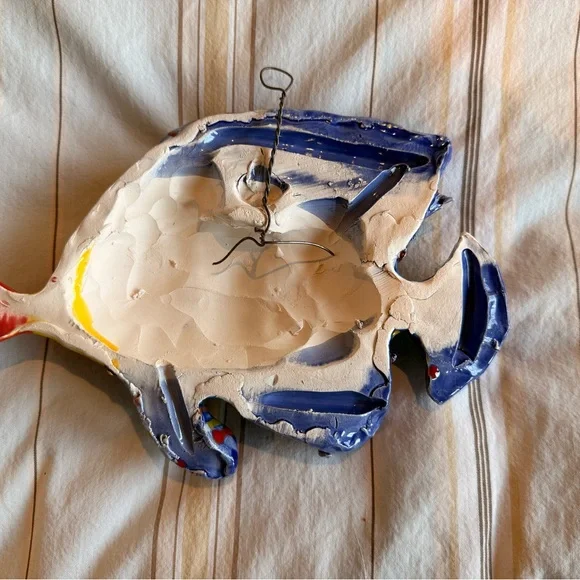 Set of 3 Vintage Italian Ceramic Fish - MCM Wall Art